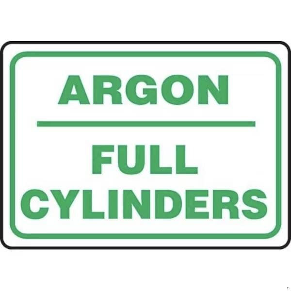 Accuform SAFETY SIGN ARGON FULL CYLINDERS MCPG565XV MCPG565XV - main